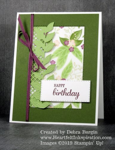 Floral Romance Specialty Designer Series Paper | Love It, Chop It | Please click to read more! | Stampin' Up! | HeartfeltInkspiration.com | Debra Burgin