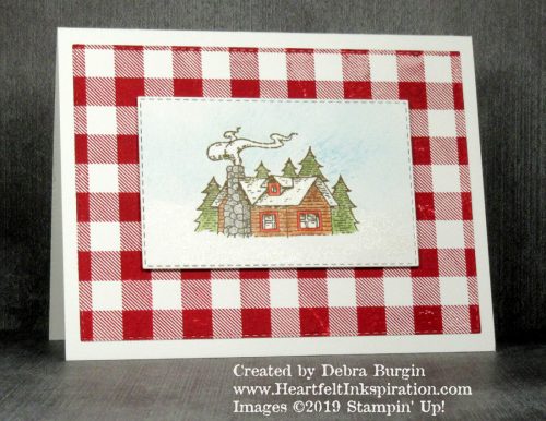 Rustic Retreat | This set was inspired by Stampin' Up! Million Dollar Sales Achiever Mary Polcin.  It is a beautiful nature set for all seasons, but especially winter! | Please click to read more! | Stampin' Up! | HeartfeltInkspiration.com | Debra Burgin