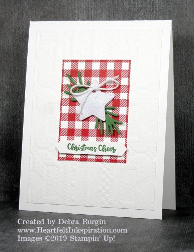 Tiny Keepsakes | Itty Bitty Christmas | Texture and details, but not too fussy -- this describes my favorite kind of design!  Please click to read more! | Stampin' Up! | HeartfeltInkspiration.com | Debra Burgin