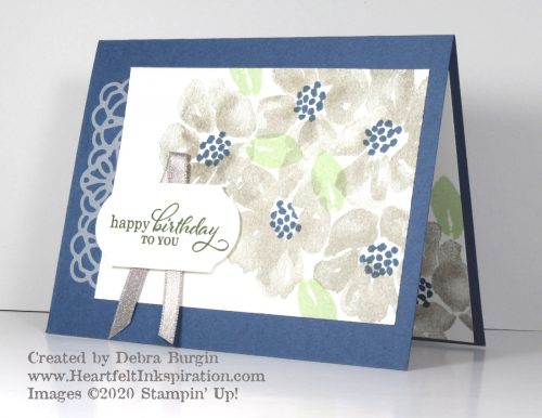 Blossoms in Bloom | Best Year | These Distinktive stamps have a special texture that gives added depth and dimension in a single step.  Please click to read more! | Stampin' Up! | HeartfeltInkspiration.com | Debra Burgin