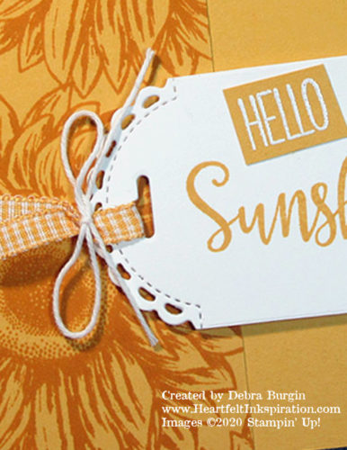 Celebrate Sunflowers | Paper Pumpkin | Little Treat Box | I frequently mix stamp sets.  Do you?  This card uses stamps from the 2020 June Paper Pumpkin kit! 
