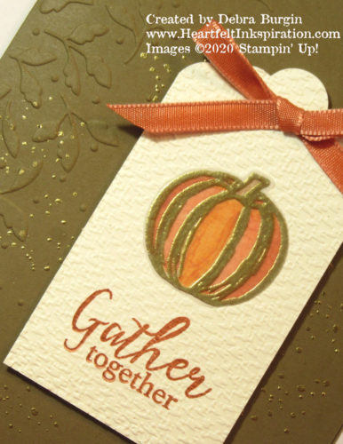 Gather Together | The stained glass technique is an old one, but it has not lost its appeal!  Please click to read more! | Stampin' Up! | HeartfeltInkspiration.com | Debra Burgin