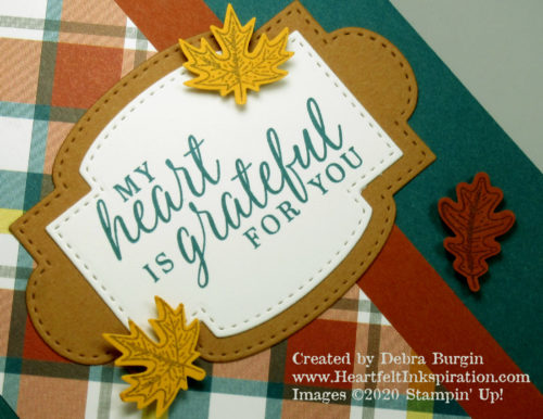 Beautiful Autumn | Fabulous images, a matching punch set, stunning Designer Series Paper ... what's not to love about the Gilded Autumn suite?  Please click to read more! | Stampin' Up! | HeartfeltInkspiration.com | Debra Burgin