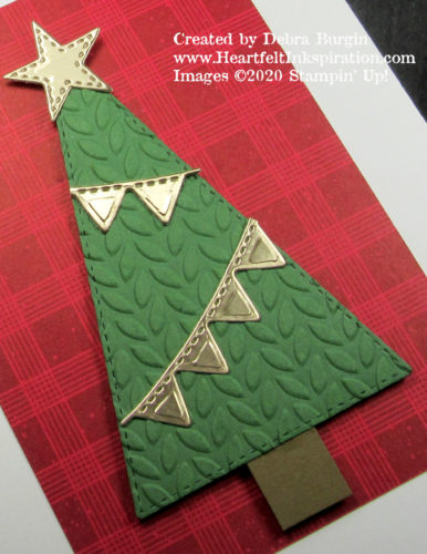 Greenery | 'Tis the Season | If it's red and green you want for the Christmas season, starting with this Designer Series Paper will do it!  Please click to read more! | Stampin' Up! | HeartfeltInkspiration.com | Debra Burgin