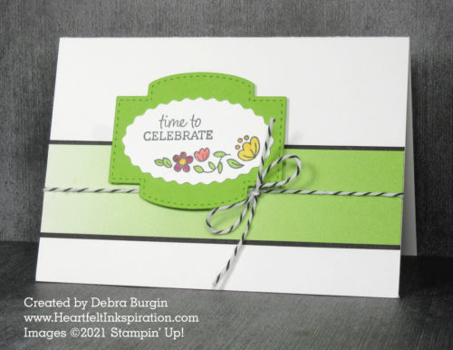 Oval Occasions | Sweet!  Please click to read more! | Stampin' Up! | HeartfeltInkspiration.com | Debra Burgin