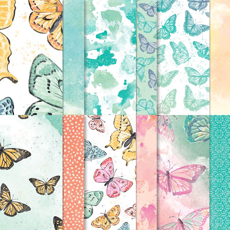 Butterfly Bijou 6" X 6" Designer Series Paper (#156824)