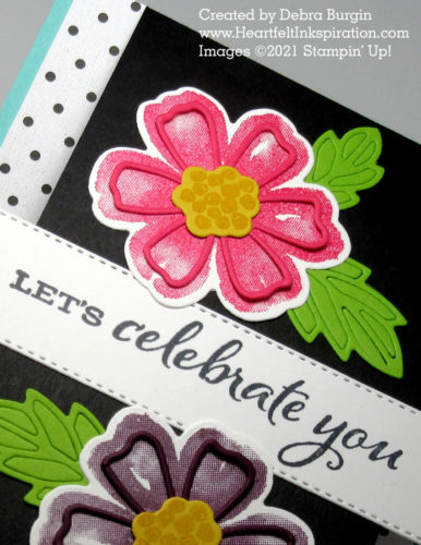 Pretty Perennials | This version of what I call a "flip card" is fun and fresh -- and simple to create!  Please click to read more! | Stampin' Up! | HeartfeltInkspiration.com | Debra Burgin