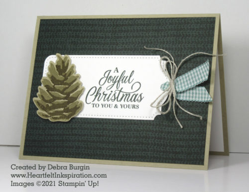 Christmas Season | Merriest Moments | Knit Together | Let heaven and nature sing!  Please click to read more! | Stampin' Up! | HeartfeltInkspiration.com | Debra Burgin