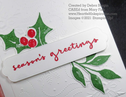 Christmas Season | Christmas to Remember | I have used these two sets over and over -- so much versatility!  Please click to read more! | Stampin' Up! | HeartfeltInkspiration.com | Debra Burgin