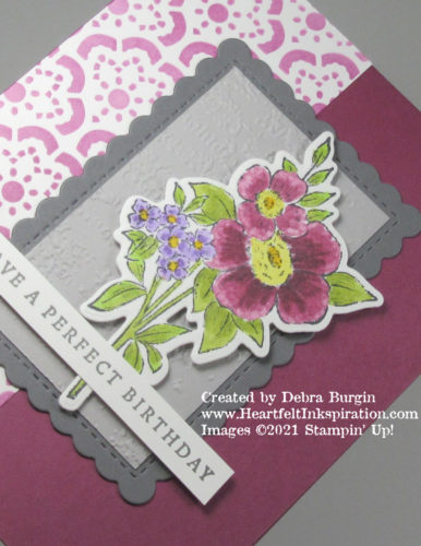 Blessings of Home | Butterflies & Flowers Layering Decorative Masks | I don't have anything against patterned paper, but I *love* to create my own!  Please click to read more! | Stampin' Up! | HeartfeltInkspiration.com | Debra Burgin