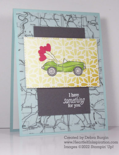 Driving By | Special Moments | This Stamp Review Crew hop card was "blogger's choice" from the Sale-A-Bration Brochure.  Please click to read more! | Stampin' Up! | HeartfeltInkspiration.com | Debra Burgin