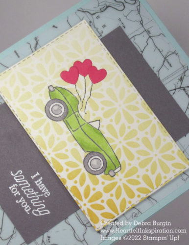 Driving By | Special Moments | This Stamp Review Crew hop card was "blogger's choice" from the Sale-A-Bration Brochure.  Please click to read more! | Stampin' Up! | HeartfeltInkspiration.com | Debra Burgin