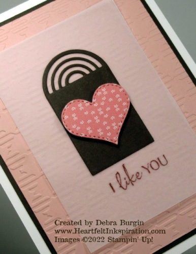 Flowing Flowers | Gingham | Brilliant Rainbow | Bouquet of Love | Four very different products come together on my husband's valentine.  Please click to read more! | Stampin' Up! | HeartfeltInkspiration.com | Debra Burgin
