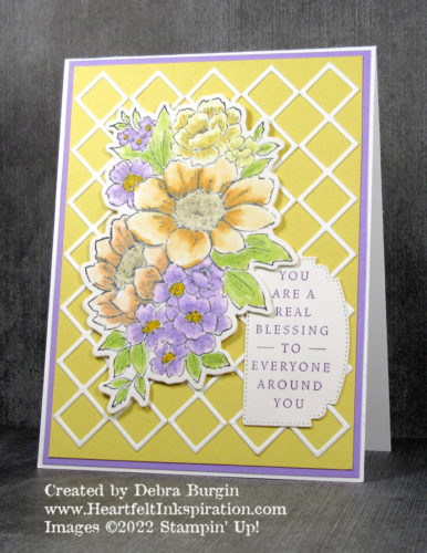 Blessings of Home | Stamp Review Crew Blog Hop | Please click to read more! | Stampin' Up! | HeartfeltInkspiration.com | Debra Burgin