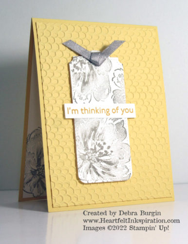 Flowing Flowers | The secret of these beautiful flowers is the Distinktive™ designs.  Please click to read more! | Stampin' Up! | HeartfeltInkspiration.com | Debra Burgin  
