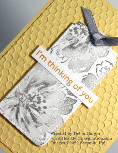 Flowing Flowers | The secret of these beautiful flowers is the Distinktive™ designs.  Please click to read more! | Stampin' Up! | HeartfeltInkspiration.com | Debra Burgin  