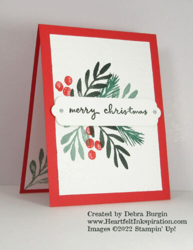 Christmas Season | Christmas to Remember | These two stamp sets (and their respective die sets) are incredibly versatile!  Please click to read more! | Stampin' Up! | HeartfeltInkspiration.com | Debra Burgin  