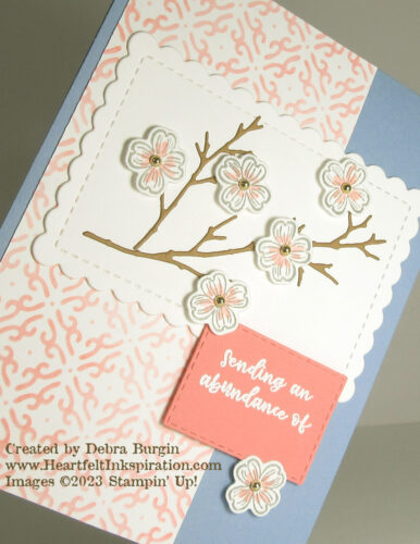 Seasonal Branches | When there is a bundle offering elements that span the seasons, I'm in!  Please click to read more! | Stampin' Up! | HeartfeltInkspiration.com | Debra Burgin  