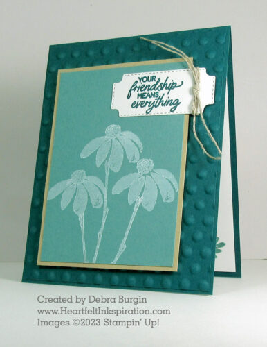 Cheerful Daisies | Stamp Review Crew | Please click to read more! | Stampin' Up! | HeartfeltInkspiration.com | Debra Burgin  