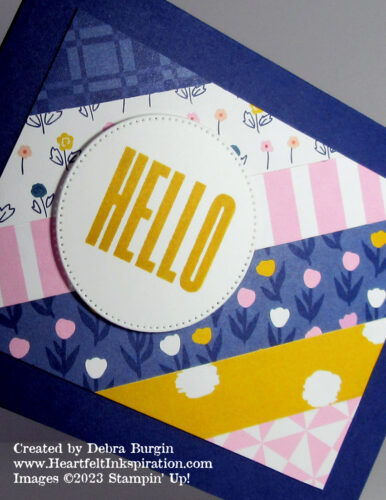 Biggest Wish | Not much stamping here, just a great use of scraps!  Please click to read more! | Stampin' Up! | HeartfeltInkspiration.com | Debra Burgin  