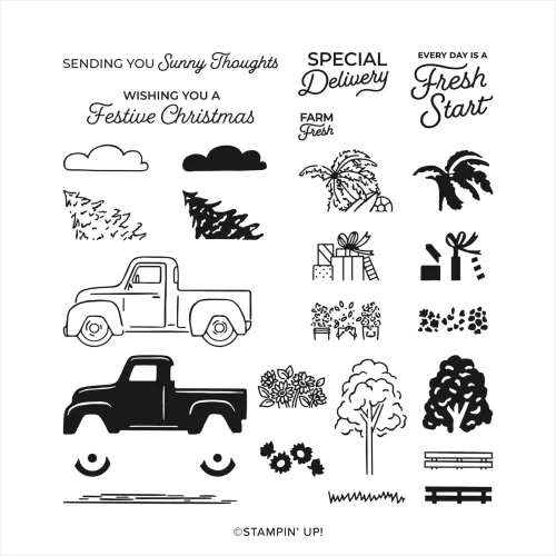 Trucking Along #162299, available in the Stampin' Up! Online Exclusives shop.