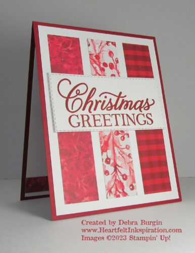 Greatest Part of Christmas | This host-only stamp set from a few years ago is one of my favorites for this very image!  Please click to read more! | Stampin' Up! | HeartfeltInkspiration.com | Debra Burgin  