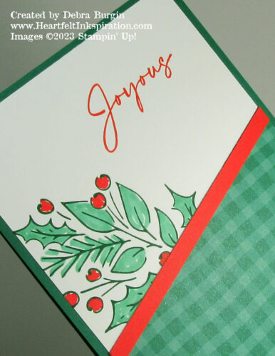 Joy of Noel | Hard to decide which is my favorite: the Joy of Noel bundle or the Christmas Classics bundle!  Please click to read more! | Stampin' Up! | HeartfeltInkspiration.com | Debra Burgin  