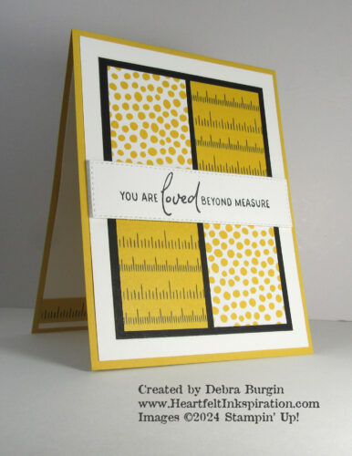 Perennial Postage | Who can resist pairing this sentiment with this Designer Series Paper?  Please click to read more! | Stampin' Up! | HeartfeltInkspiration.com | Debra Burgin  