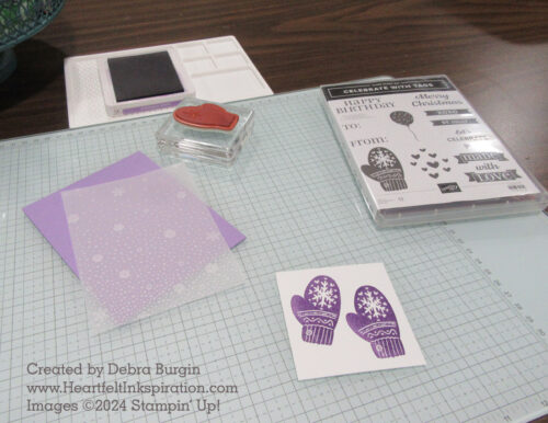 Celebrate with Tags | Stampin' Glass Mat Studio | One of the FREE options when you sign up during 2024 Sale-A-Bration!  Please click to read more! | Stampin' Up! | HeartfeltInkspiration.com | Debra Burgin  