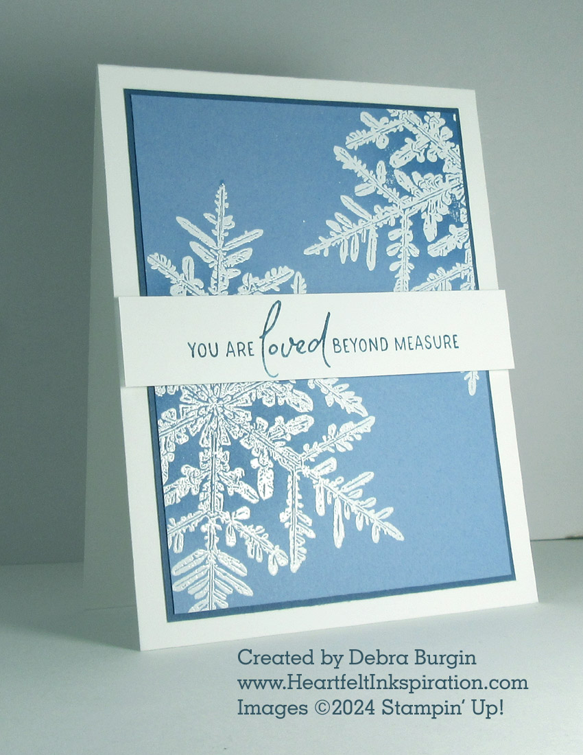 Tiny Snowflake Stamp Set, Snow Crystal Winter, Ice Crystal Snow Rubber Stamp