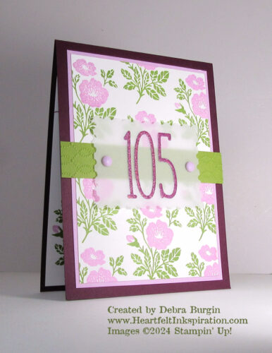 Softly Sophisticated | One of my cards for a Stamp Review Crew blog hop.  Please click to read more! | Stampin' Up! | HeartfeltInkspiration.com | Debra Burgin  