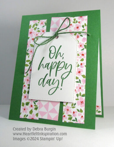 Kindest Expressions | A card for the Stamp Review Crew blog hop.  Please click to read more! | Stampin' Up! | HeartfeltInkspiration.com | Debra Burgin  